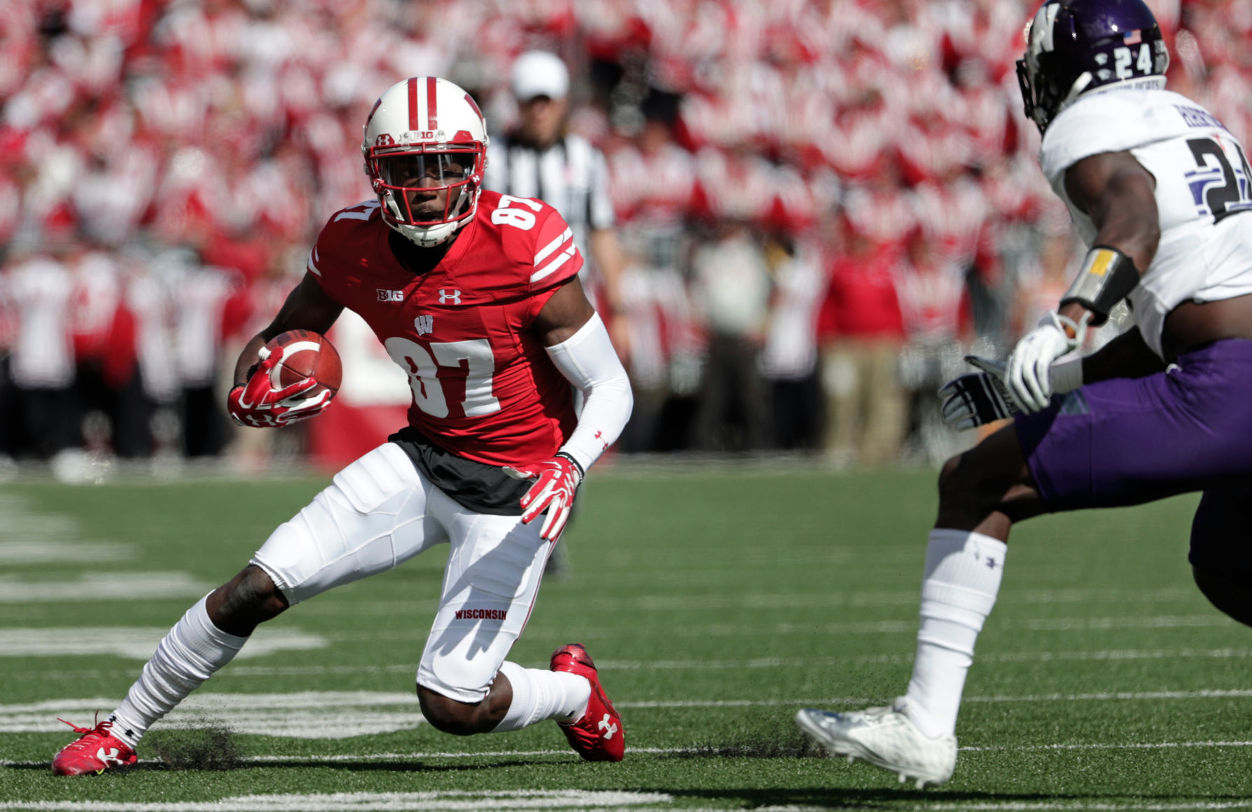 Sept. 30 - No. 10 Wisconsin 33, Northwestern 24